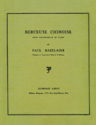 Berceuse Chinoise Op. 115 for Cello and Piano