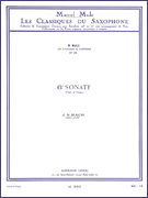 6th Sonata Saxophone Classics No. 92<br><br>Alto Saxophone and Piano