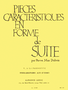 Pieces Caracteristiques en Forme de Suite - A La Parisienne Alto Saxophone and Piano