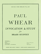 Invocation And Study (quintet-brass)