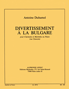 Divertissement A La Bulgare (clarinet & Percussion)