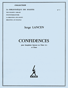 Lancen Confidences Lm005 Soprano Or Tenor Saxophone & Piano Book