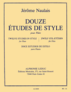 12 Etudes De Style (flute Solo)