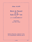 Recit De Nazard (flute & Organ)