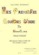 Cover for Valerie Bime-apparailly - Mes Premieres Doubles Cordes En Chansons Pour Violon : Leduc by Hal Leonard