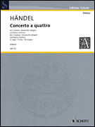 Concerto a Quattro D Major Score and Parts
