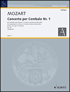 Concerto I D Major KV 107 Score and Parts