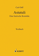 Product Cover for Astutuli Libretto Schott  by Hal Leonard