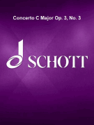Concerto C Major Op. 3, No. 3 Set of Parts