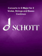 Concerto in G Major for 2 Violas, Strings and Basso Continuo Parts EXCEPT for Viola Solo Part
