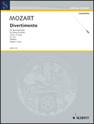 Product Cover for Divertimento in C Major, K. 157 Full Score Schott  by Hal Leonard