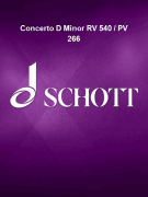Concerto D Minor Set of Parts