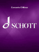 Concerto E Minor Set of Parts