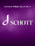Concerto G Major Op. 21, No. 3 Set of Solo Parts