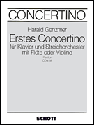 Cover for Concertino 1 Pf/str Score : Schott by Hal Leonard