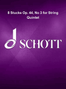 8 Stücke Op. 44, No 3 for String Quintet Violin 2 Part