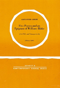 Cover for Poems 5 & An Epigram Of Wm. Blake : Schott by Hal Leonard