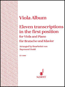 Schott Viola Album 11 Transcriptions in the 1st position