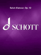 Salut d'amour, Op. 12 Easy Version in C Major<br><br>Piano Solo