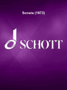 Sonata (1973) for Treble Recorder and Piano
