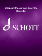 5 Concert Pieces from <i>Enjoy the Recorder</i> Alto Recorder and Piano