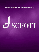 Sonatina Op. 18 (Romancero I) Piano
