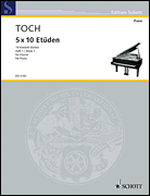 10 Concert Etudes Nos. 1-5, Op. 55 Piano