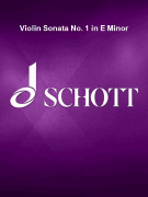 Violin Sonata No. 1 in E Minor
