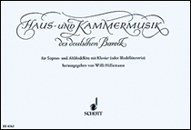 Haus und Kammermusik des deutschen Barock Score and Parts