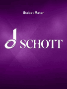 Stabat Mater Choral Score