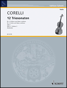 12 Trio Sonatas Op. 1, Nos. 7-9 Score and Parts