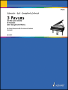 3 Pavannes on One Theme Piano Solo
