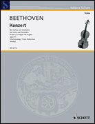 Concerto D Major, Op. 61 Violin and Orchestra, Piano Reduction