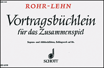 Vortragsbüchlein für das Zusammenspiel (Instruction Book for Ensemble) German Text