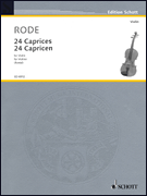 24 Caprice Etudes in the form of Etudes, in all 24 Keys Violin