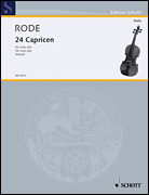 24 Caprice Etudes in the form of Etudes, in all 24 Keys Viola