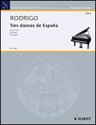 Cover for 3 Danzas De Espana : Ediciones Joaquin Rodrigo by Hal Leonard