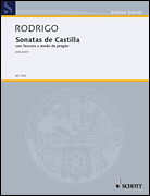 Cover for Sonatas De Castilla Con Toccata : Ediciones Joaquin Rodrigo by Hal Leonard