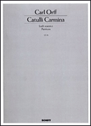 Product Cover for Catulli Carmina Full Score Schott  by Hal Leonard