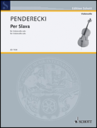 Product Cover for Per Slava Cello Solo Schott  by Hal Leonard