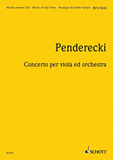 Cover for Viola Concerto : Schott by Hal Leonard