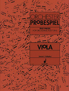 Cover for Test Pieces for Orchestral Auditions – Viola : Schott by Hal Leonard