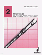 Cover for Moderne Blockfloetentechnikvol.2 * : Schott by Hal Leonard
