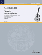 Cover for Sonata “Arpeggione” in A Minor, D 821 : Schott by Hal Leonard