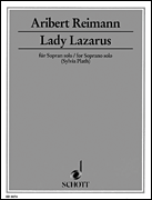 Cover for Lady Lazarus Soprano Solo : Schott by Hal Leonard