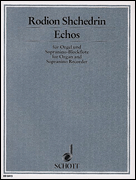 Cover for Echos Organ/sopranino Recorder : Schott by Hal Leonard