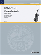 Cover for Moses Fantasy Variations (Paganini) : Schott by Hal Leonard