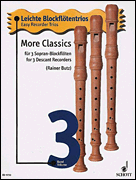 Cover for Easy Recorder Trios Volume 3: More Classics : Schott by Hal Leonard