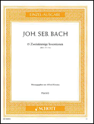 Product Cover for 15 Two-Part Inventions, BWV 772-786  Schott  by Hal Leonard