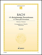 Product Cover for 15 Three-Part Inventions: Symphonies, BWV 787-801  Schott  by Hal Leonard